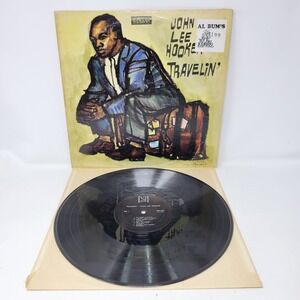 John Lee Hooker Travelin' Vinyl LP Vee-Jay VJL-1023 Stereo Blues Record